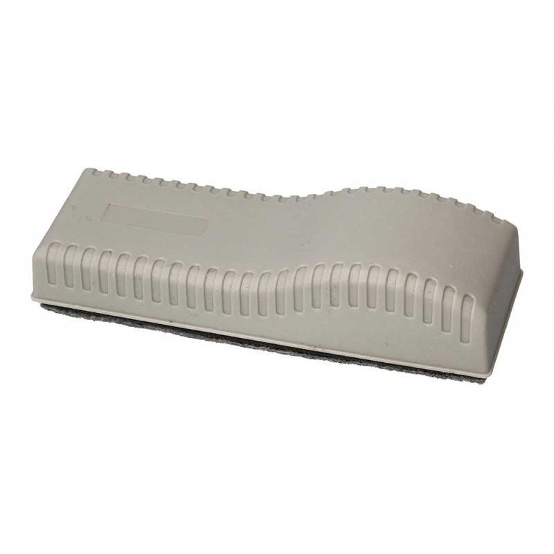 Brosse magnetique q-connect tableau blanc avec rechange de feutre remplacable 15x5,5x4,5cm