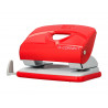 Perforateur q-connect kf14219 2 trous ouverture 2mm capacite 20 feuilles coloris rouge