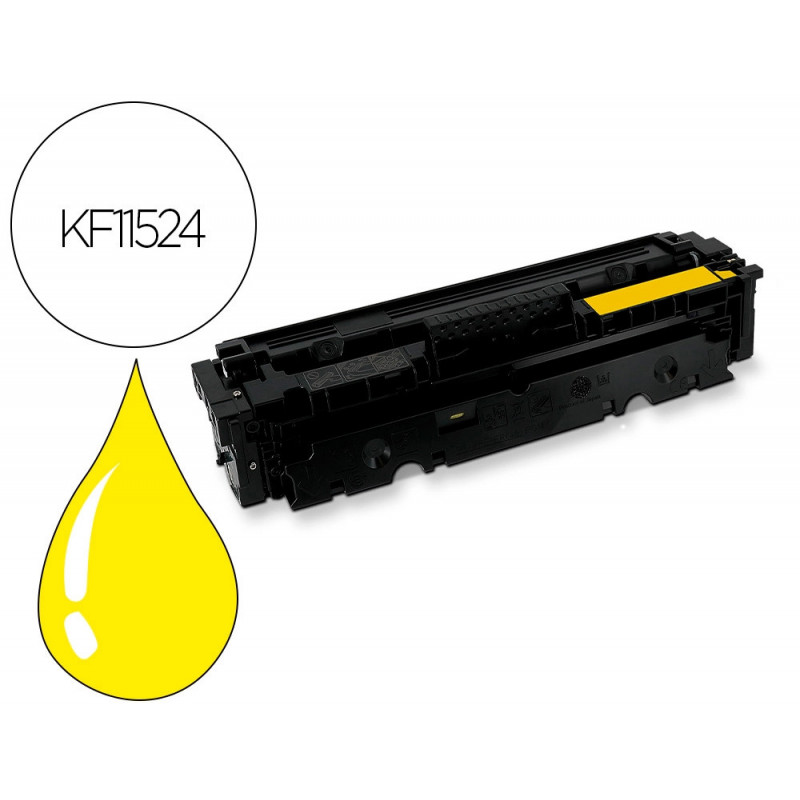 Toner q-connect compatible hp w2032a/415a hp laserjet m 450, 454, 455, 470, 479 2100p jaune