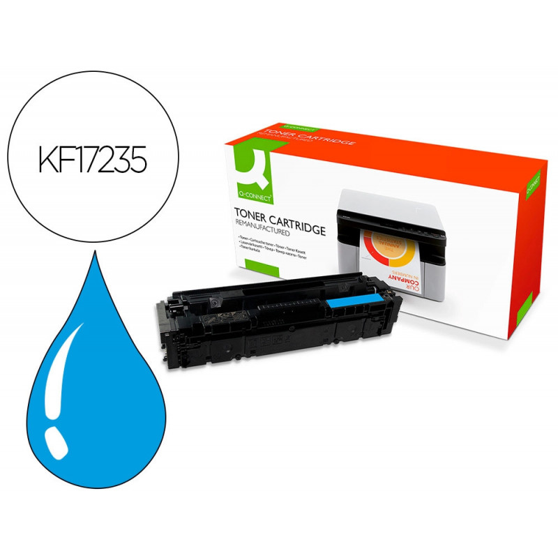 Toner q-connect compatible hp cf541x/203x hp color laserjet pro m254 cyan high yield 2500p cyan