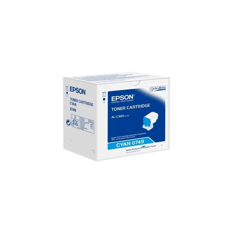 Toner epson c13s050749 couleur cyan 8 800 pag