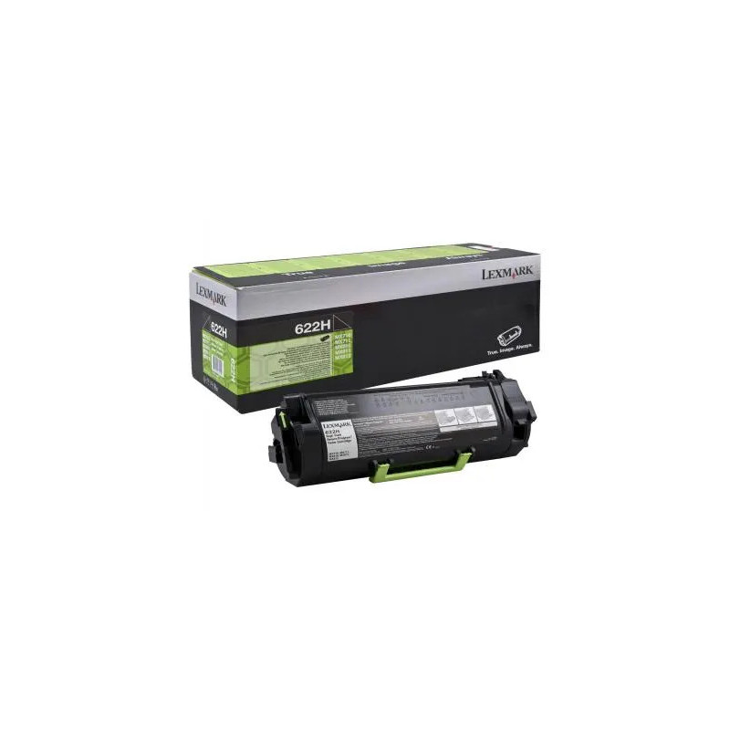 Cartouche lexmark 622h couleur noir