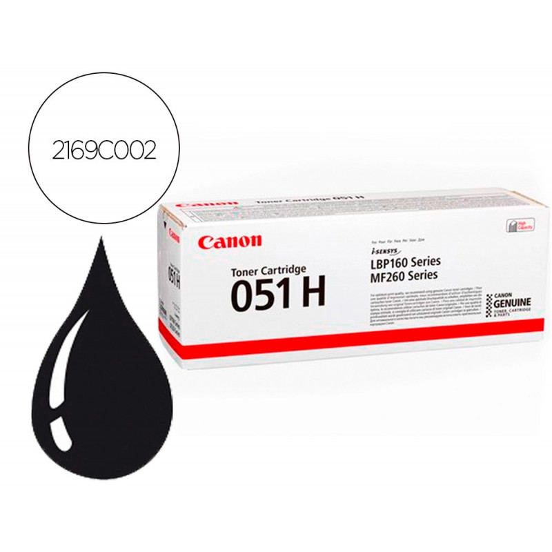 Cartouche laser canon crg 051h couleur noir 4100 pag