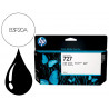 Cartouche hp jet d'encre 727 couleur noir photo 130ml