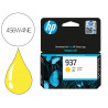 Cartouche hp jet d'encre original 937 4s6w4ne 800 pages coloris jaune