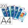 Protege-documents personnalisable exacompta polypropylene semi-rigide 24x32cm 200 vues coloris