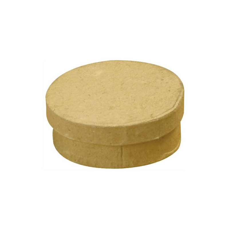 GRAINE CREATIVE Boîte carton petit modèle ovale diamète 9 x 6,3 cm