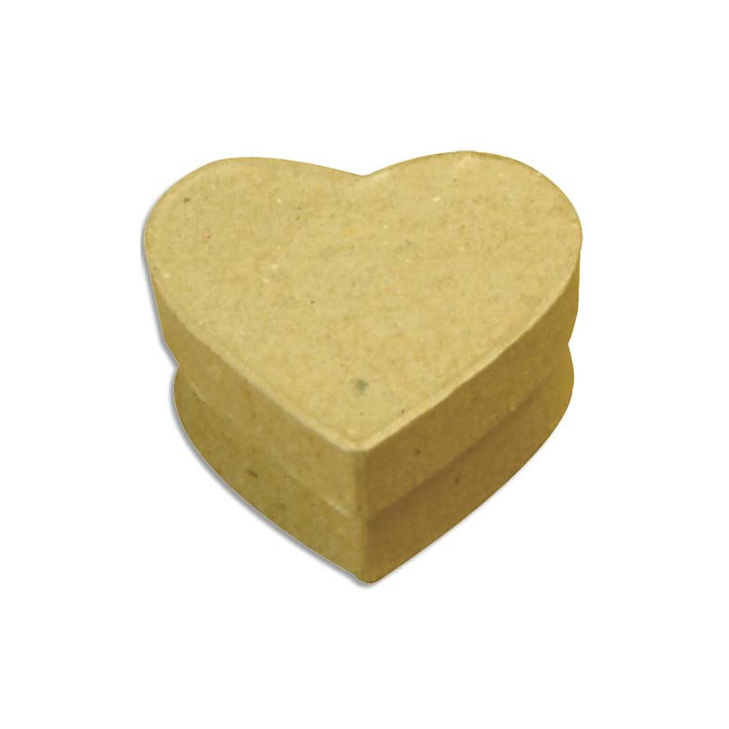 GRAINE CREATIVE Boîte carton petit modèle coeur diamète 10,3 x 6,8 cm
