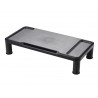 Support moniteur q-connect réglable en hauteur 555x265x112mm