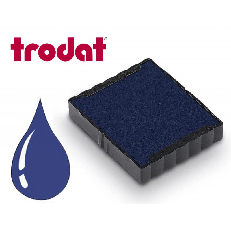 Cassette encrage trodat 6/4923a pour tampon encreur printy 44923/4930 taille empreinte coloris noir