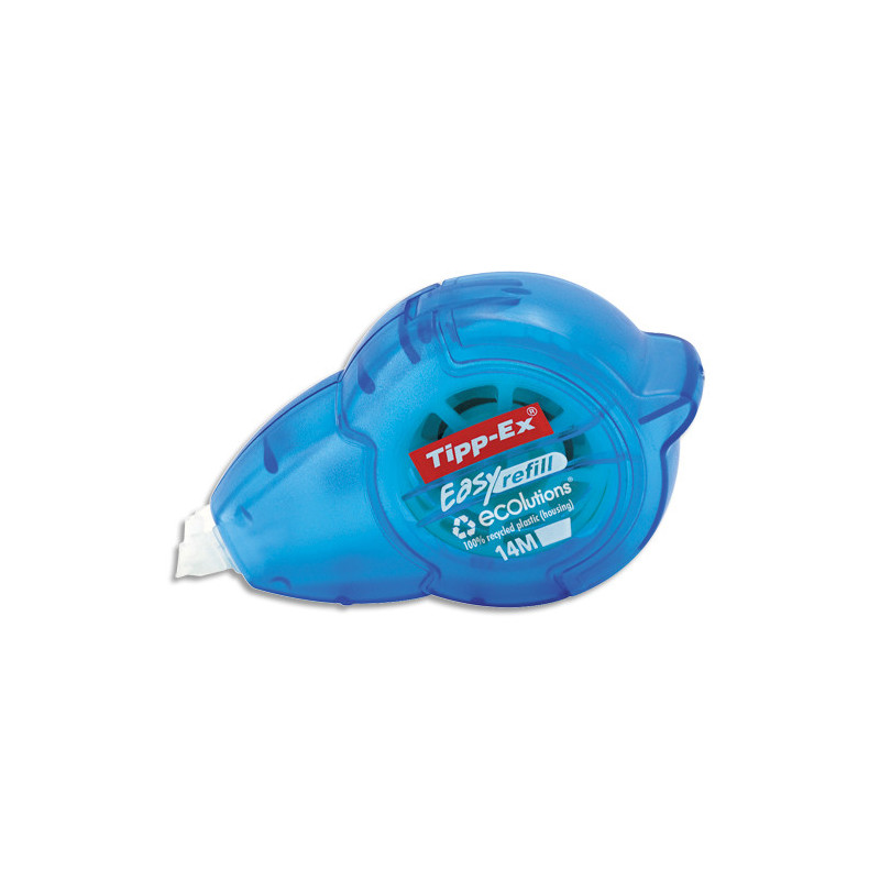 TIPP-EX Roller de correction rechargeable Easy refill 5mmx14 mètres. Application frontale