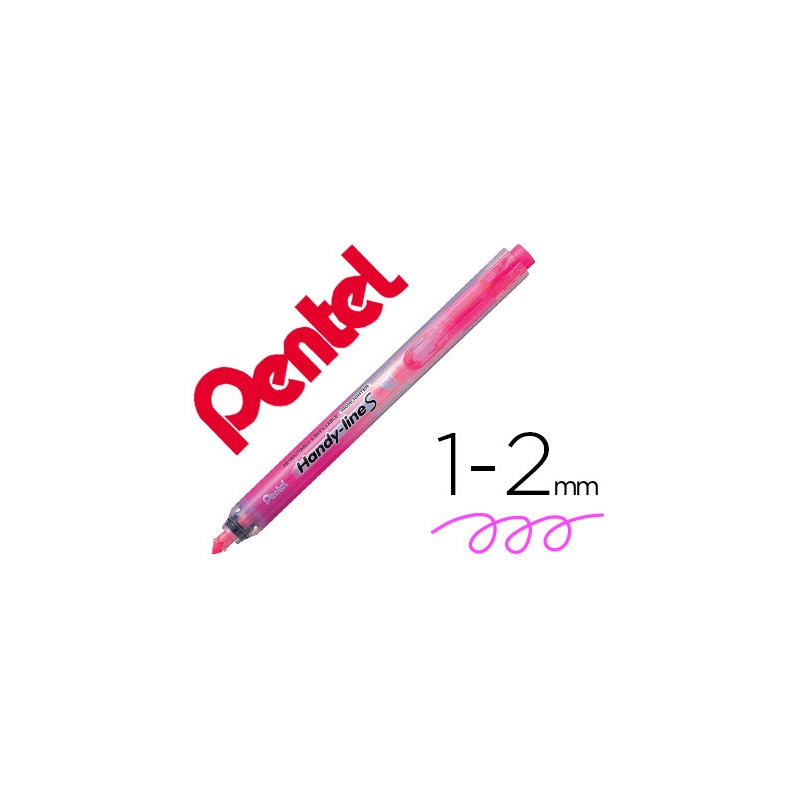 Surligneur pentel handy-line s coloris rose