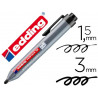 Marqueur edding e12 tableau blanc rétractable rechargeable pointe ogive 1.5/3mm effaçable à sec coloris noir