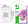 Pochette plastification q-connect à chaud économique format a4 125 microns mat boîte 100 unités