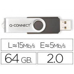 Clé usb q-connect 2.0 64gb...