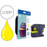 Cartouche brother jet d'encre lc123y couleur jaune 600p