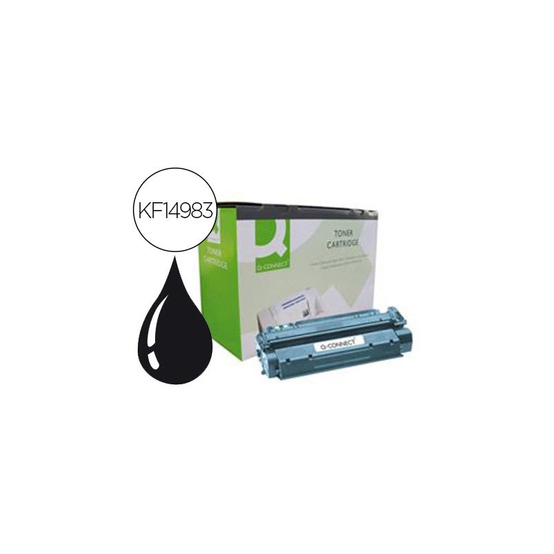 Toner laser q-connect compatible imprimantes hp q2613a couleur noir 2500p