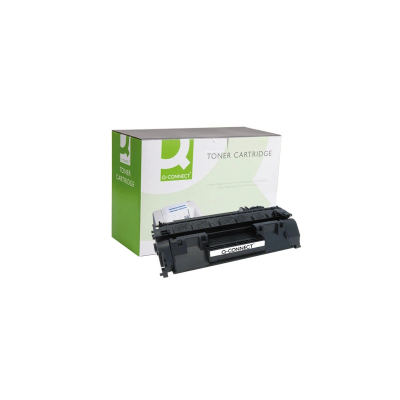 Toner laser q-connect compatible imprimantes hp ce505a couleur noir 2300p