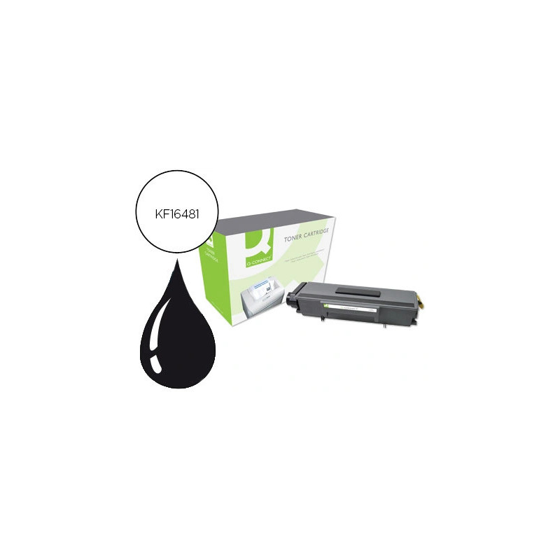 Toner laser q-connect compatible imprimantes brother tn3230 couleur noir 2200p
