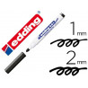 Marqueur edding e661 tableau blanc pointe fine ogive 1/2mm résistante corps plastique encre cap-off faible odeur noir