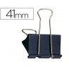 Pince q-connect double clip largeur 42mm coloris noir boite carton 10 unites