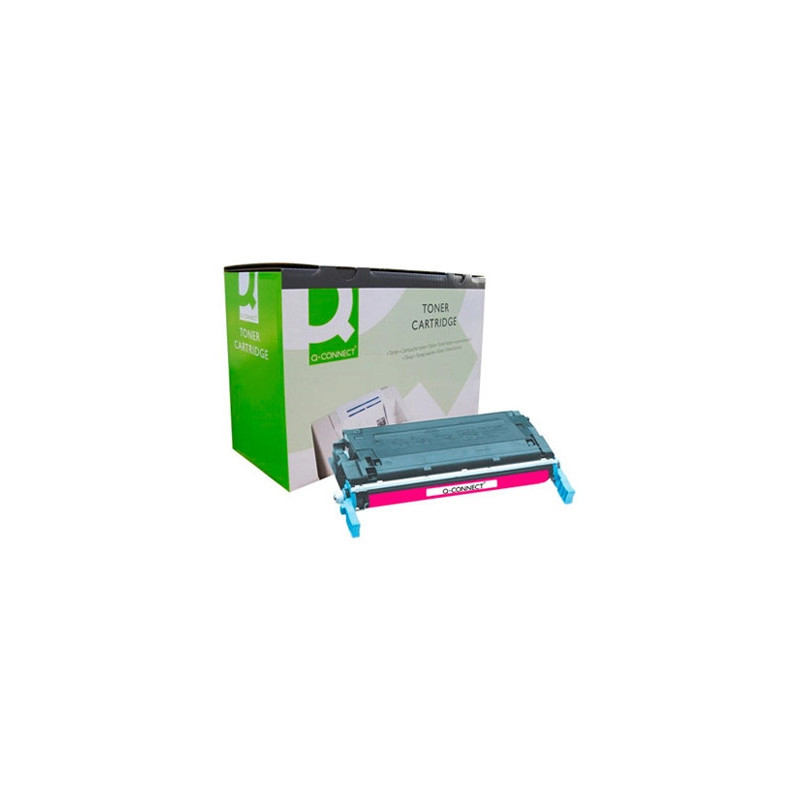 Toner laser q-connect compatible imprimantes hp c9723a couleur magenta 8000p