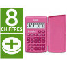 Calculatrice casio scientifique petite fx 4 opérations grand écran spécial enfants mémoire pile 120x75x10.7mm 70g rose