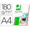 Papier photo q-connect jet d'encre glacé brillant a4 1 80g/m2 compatible toute imprimante paquet 50 feuilles