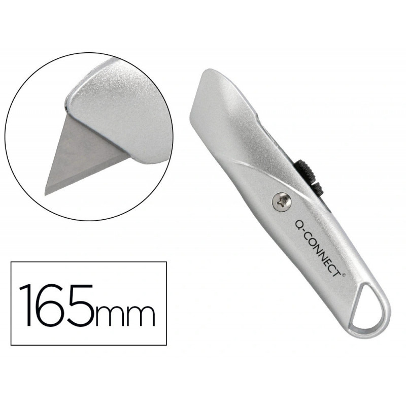 Cutter xd-53 q-connect en metal lame 18mm rectractable mecanisme de blocage