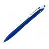Stylo-bille pilot rexgrip écriture 0.7mm encre ultra douce corps caoutchouté rétractable rechargeable couleur bleu