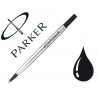 Recharge parker roller largeur fine coloris noir