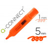 Surligneur q-connect tracé 2/5 mm pointe biseautée couleurs éclatantes orange