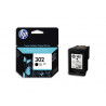 Cartouche hp 302 jet d'encre f6u66ae couleur noir 190p