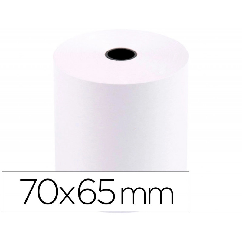 Bobine thermique q-connect 70 mm largeur x 65 mm diametre
