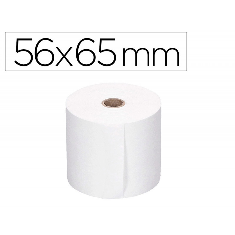 Bobine thermique q-connect 56 mm largeur x 65 mm diametre
