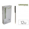 Stylo greening rétractable coloris noir