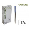 Stylo greening rétractable coloris bleu
