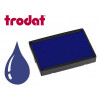 Cassette encrage trodat 6/4929b pour tampon encreur printy 4929/4729 taille empreinte 50x30mm coloris bleu