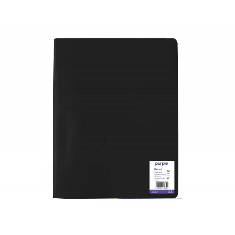 Protege documents office plast couvertures souples et semi rigides qualite pp lisse 30 microns 80 vues col noir