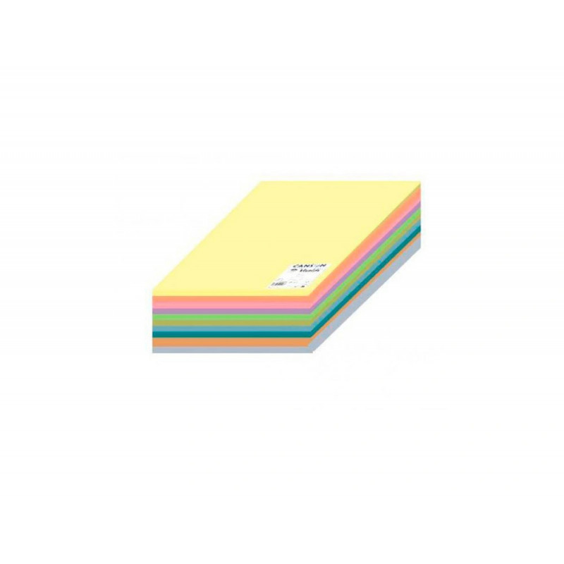 Papier cartonne canson iris vivaldi a4 185g couleurs claires assorties paquet 120 feuilles