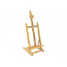 Chevalet de table liderpapel en bois de pin vernis 80x27,50x30 cm certifie fsc