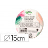 Toile sur chassis rond liderpapel agrafee au dos 100% coton bords en bois 15 cm 280g/m2