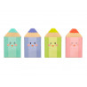 Gomme imaginovo erase it crayons coloris assortis