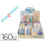 Presentoir de comptoir imaginovo bloc notes adhesifs pvc 160 unites assorties 310x270x420 mm