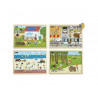 Puzzles nathan eco-citoyens lot de 4 puzzles