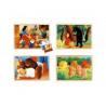 Puzzles nathan les contes lot de 4 puzzles