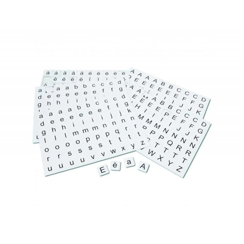 Scriptes atelier eleves sepp lettres magnetiques 140 majuscules 210 minuscules