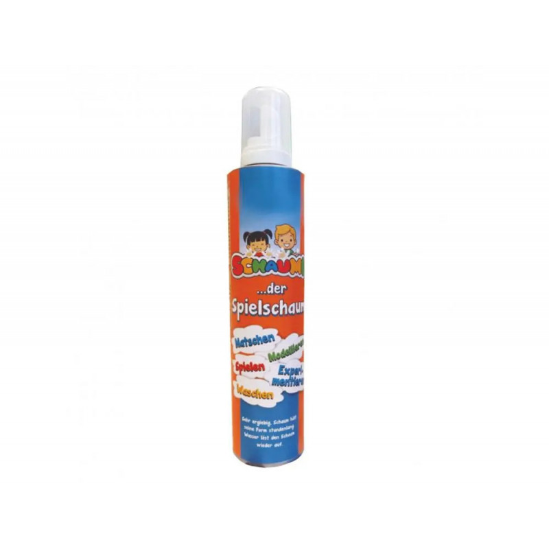 Mousse schaumi sensorielle pour modeler nettoyage a l'eauflacon 300ml