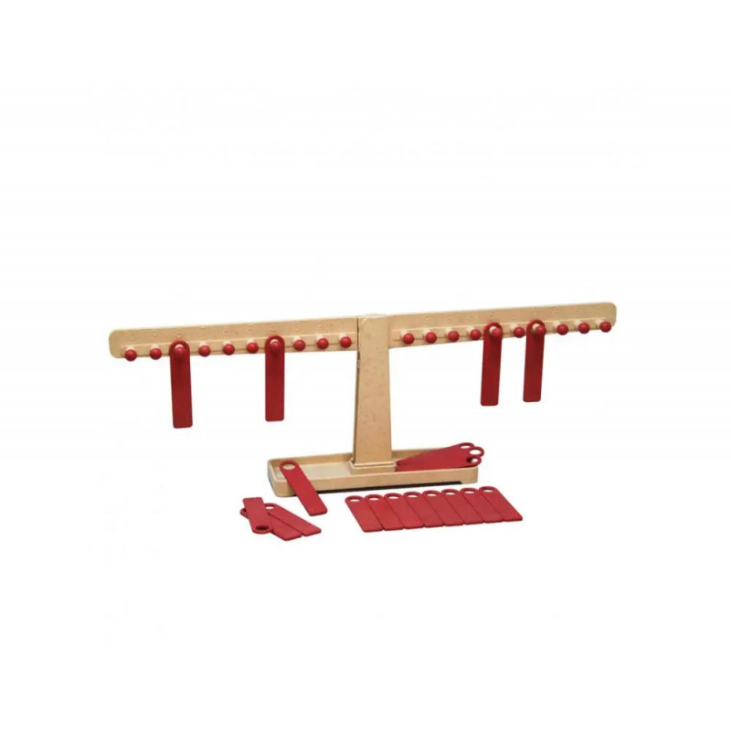 Balance mathematique wissner balance numerique et arithmetique 22 plaques 22 boules 1 boite rangement