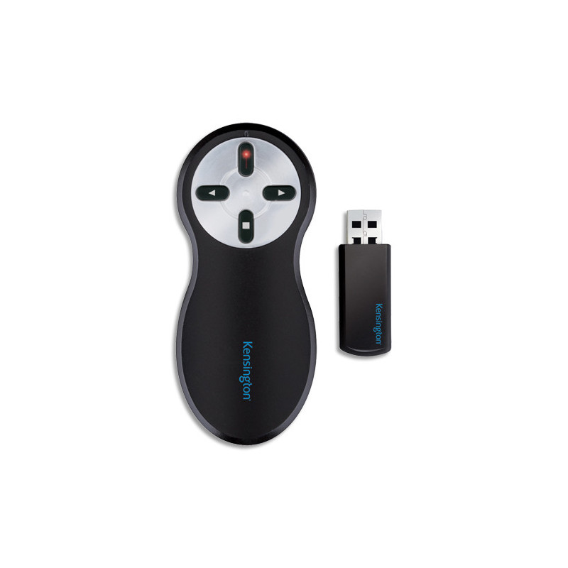 KENSINGTON Télécommande de présentation sans fil avec pointeur laser rouge, 33374EU
